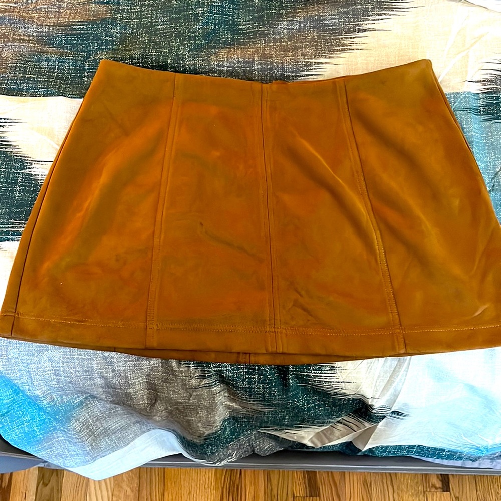 Brown Mini Skirt